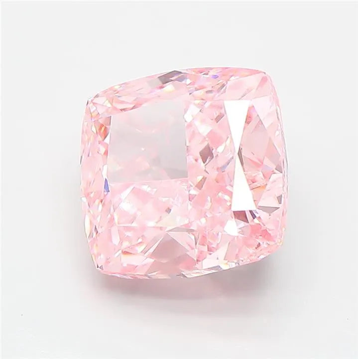 4.60ct Cushion modified Lab Grown Diamond (Colour Fancy Vivid Pink, Clarity VVS2, IGI Certified)