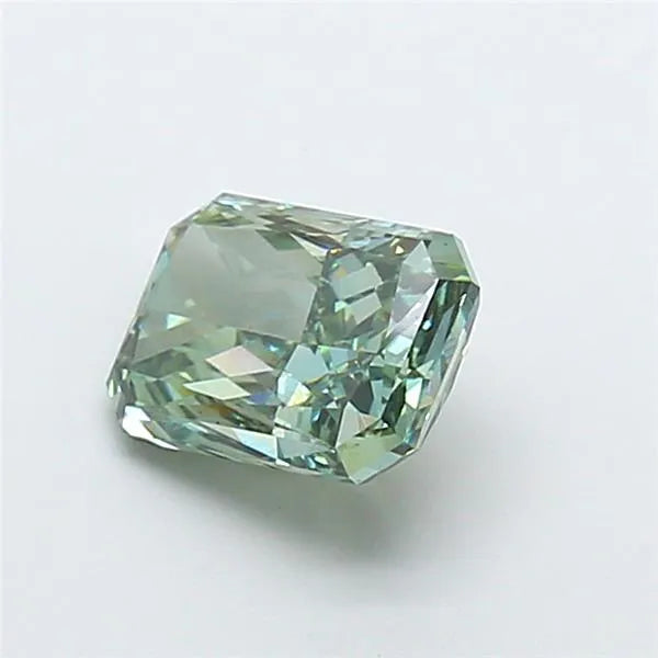 4.60ct Radiant Lab Grown Diamond (Colour Fancy Deep Green, Clarity VS2, IGI Certified)