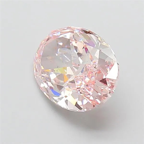 4.63ct Oval Lab Grown Diamond (Colour Fancy Intense Pink, Clarity SI1, IGI Certified)