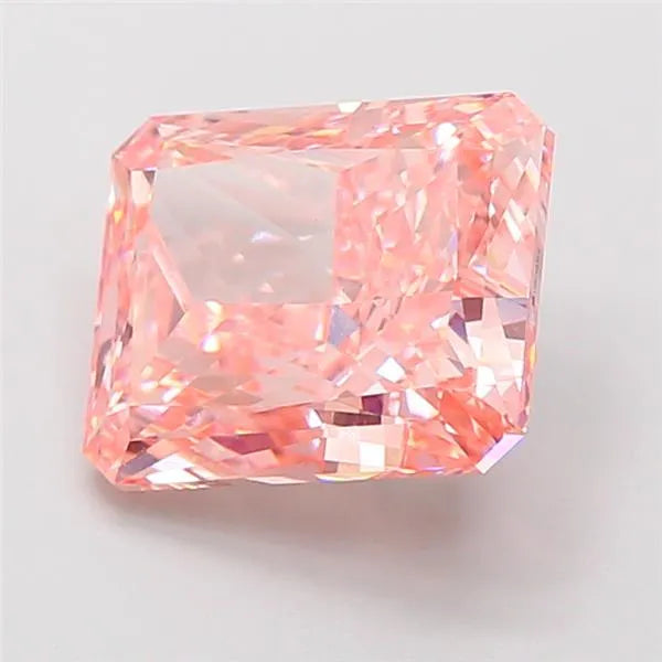 4.65ct Radiant Lab Grown Diamond (Colour Fancy Vivid Pink, Clarity VS1, IGI Certified)