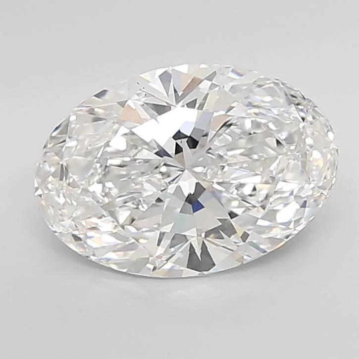 4.68ct Oval Lab Grown Diamond (Colour E, Clarity VS2, IGI Certified)