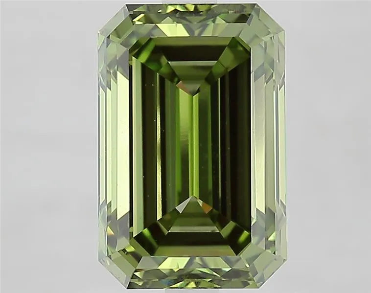 4.71ct Emerald Lab Grown Diamond (Colour Fancy Vivid Green, Clarity VVS2, IGI Certified)