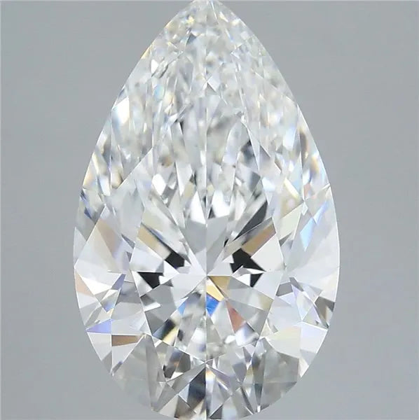 4.72ct Pear Lab Grown Diamond (Colour F, Clarity VVS2, IGI Certified)