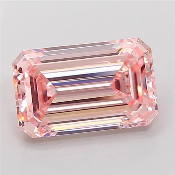 4.77ct Emerald Lab Grown Diamond (Colour Fancy Intense Pink, Clarity VS1, IGI Certified)