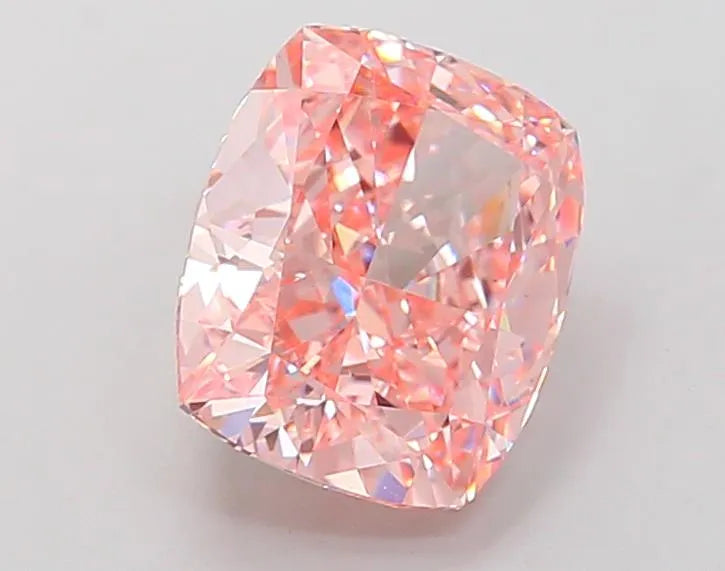 4.82ct Cushion modified Lab Grown Diamond (Colour Fancy Intense Pink, Clarity VS1, IGI Certified)