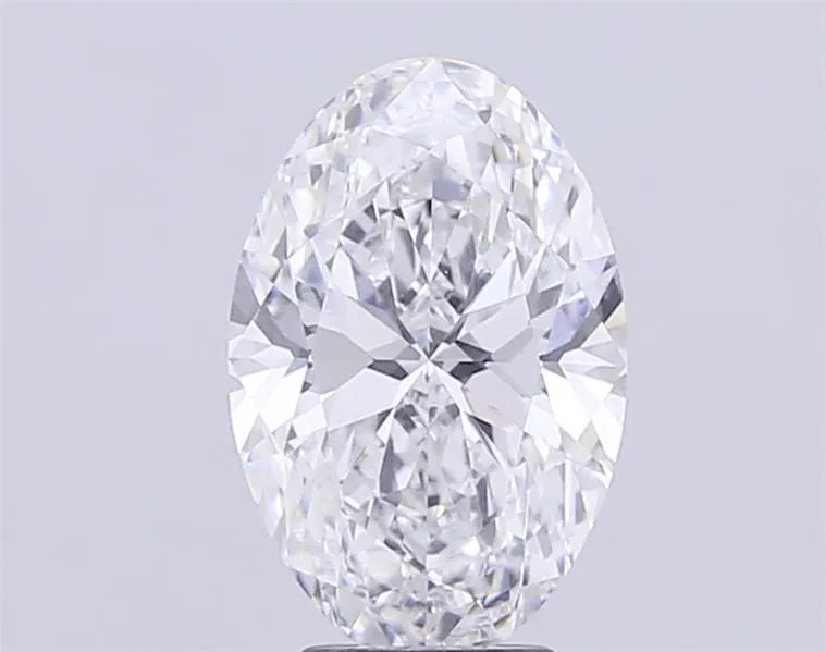 4.83ct Oval Lab Grown Diamond (Colour D, Clarity VVS2, IGI Certified)