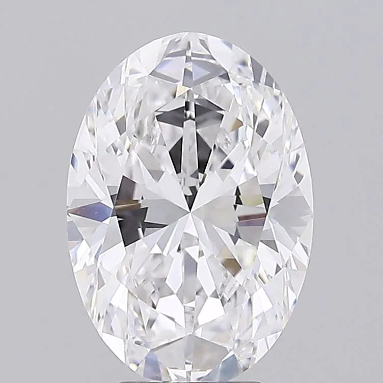4.91ct Oval Lab Grown Diamond (Colour D, Clarity VVS2, GIA Certified)
