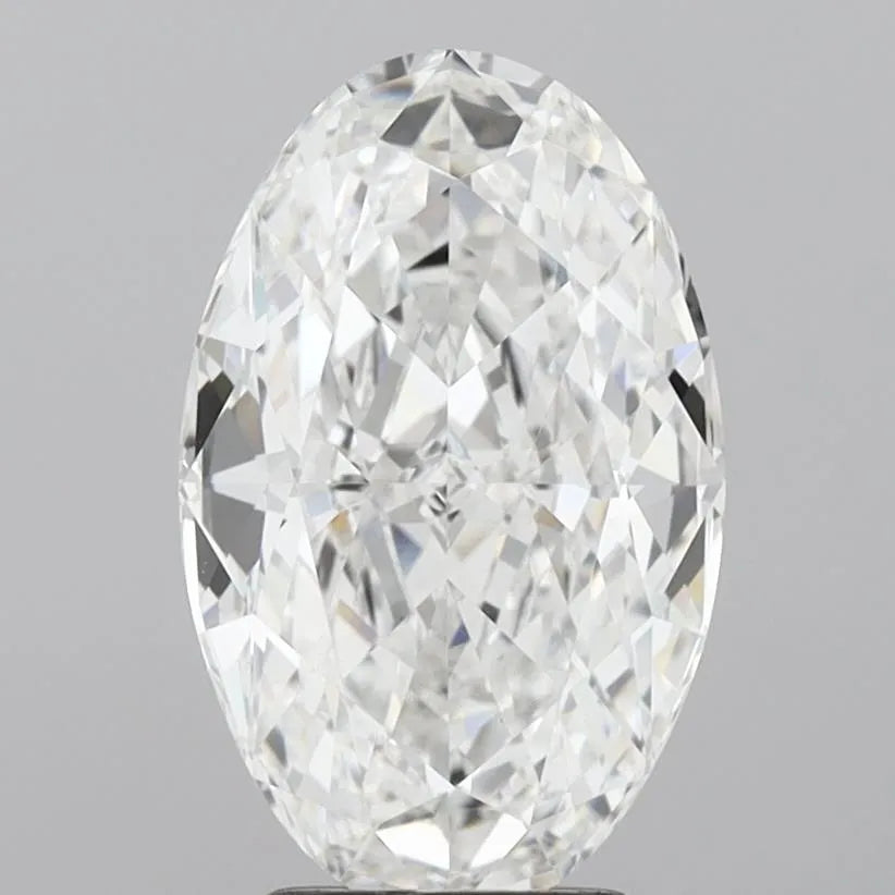 3.57ct Oval Lab Grown Diamond (Colour E, Clarity VVS2, IGI Certified)