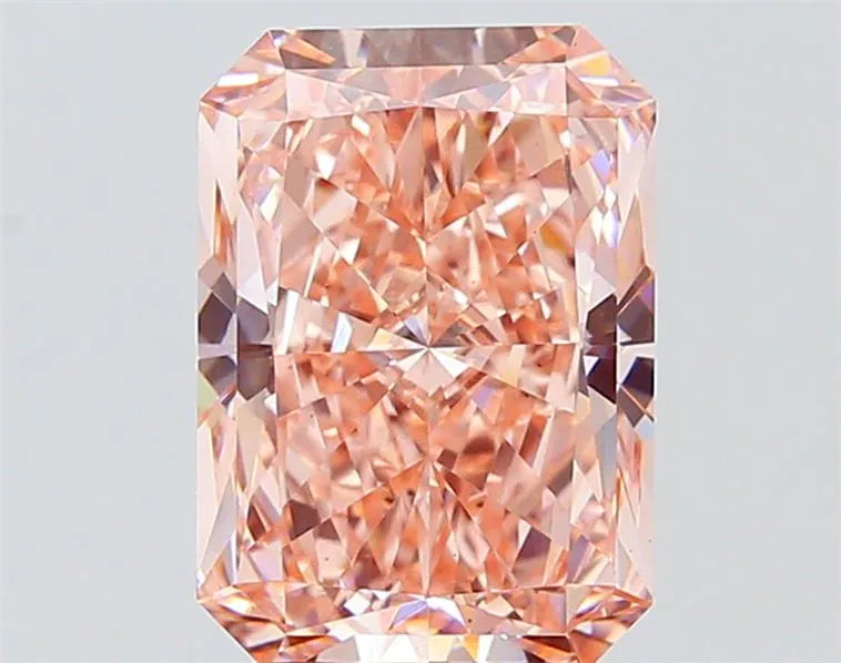 4.05ct Radiant Lab Grown Diamond (Colour Fancy Intense Pink, Clarity VS1, IGI Certified)