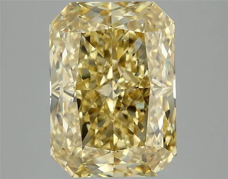 3.98ct Radiant Lab Grown Diamond (Colour Fancy Vivid Yellow, Clarity VVS2, IGI Certified)