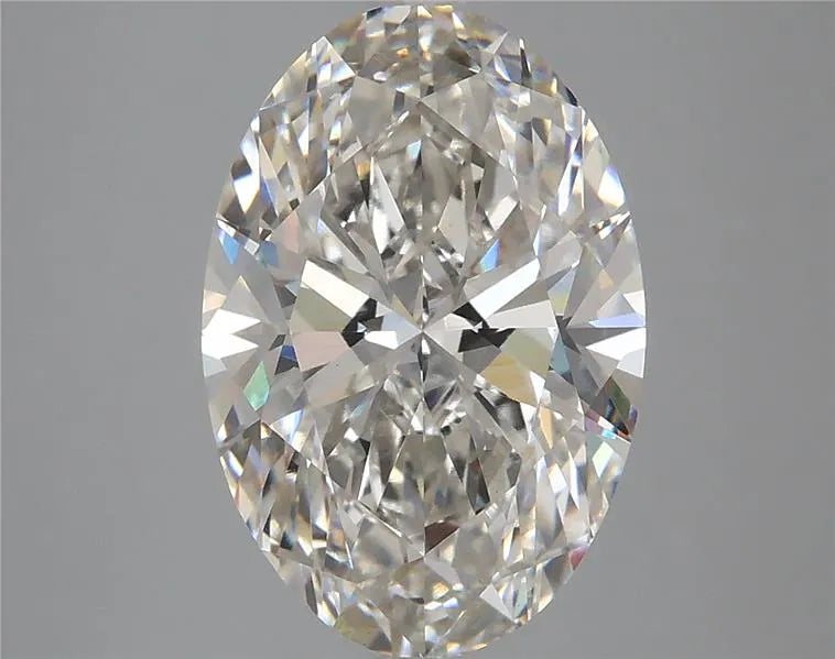 4.02ct Oval Lab Grown Diamond (Colour H, Clarity VVS2, Cut EX, IGI Certified)
