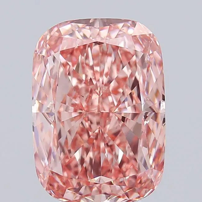 5.00ct Cushion modified Lab Grown Diamond (Colour Fancy Vivid Pink, Clarity VS1, IGI Certified)