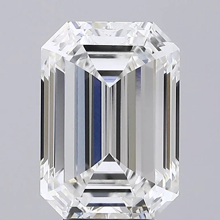 5.00ct Emerald Lab Grown Diamond (Colour F, Clarity VVS2, IGI Certified)