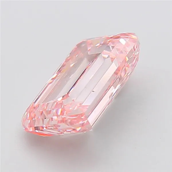 5.00ct Emerald Lab Grown Diamond (Colour Fancy Intense Pink, Clarity SI1, IGI Certified)