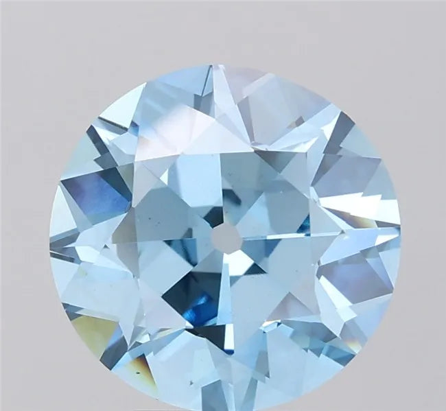 5.00ct European cut Lab Grown Diamond (Colour Fancy Vivid Blue, Clarity VS1, IGI Certified)