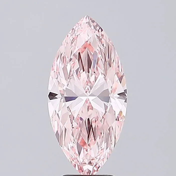 5.00ct Marquise Lab Grown Diamond (Colour Fancy Vivid Pink, Clarity VS1, IGI Certified)