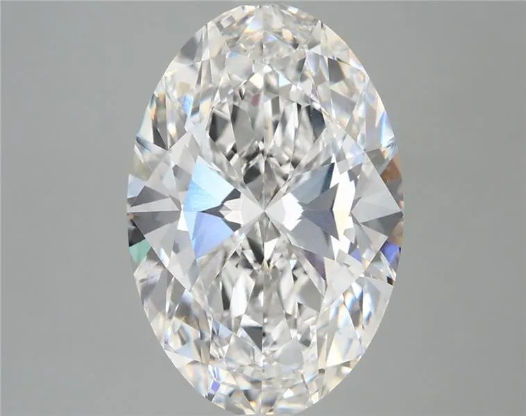 5.00ct Oval Lab Grown Diamond (Colour E, Clarity FL, IGI Certified)