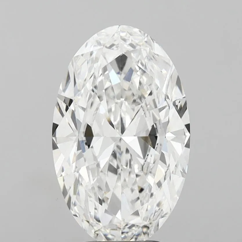 5.00ct Oval Lab Grown Diamond (Colour E, Clarity VVS1, IGI Certified)