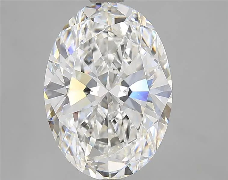 5.00ct Oval Lab Grown Diamond (Colour E, Clarity VVS2, IGI Certified)