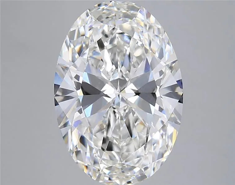 5.00ct Oval Lab Grown Diamond (Colour F, Clarity VVS2, IGI Certified)