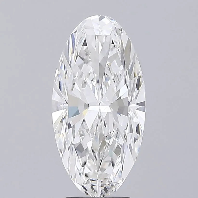 5.00ct Oval Lab Grown Diamond (Colour F, Clarity VVS2, IGI Certified)