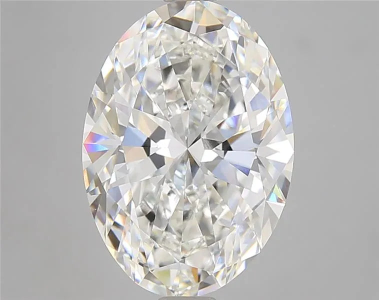 5.00ct Oval Lab Grown Diamond (Colour F, Clarity VVS2, IGI Certified)