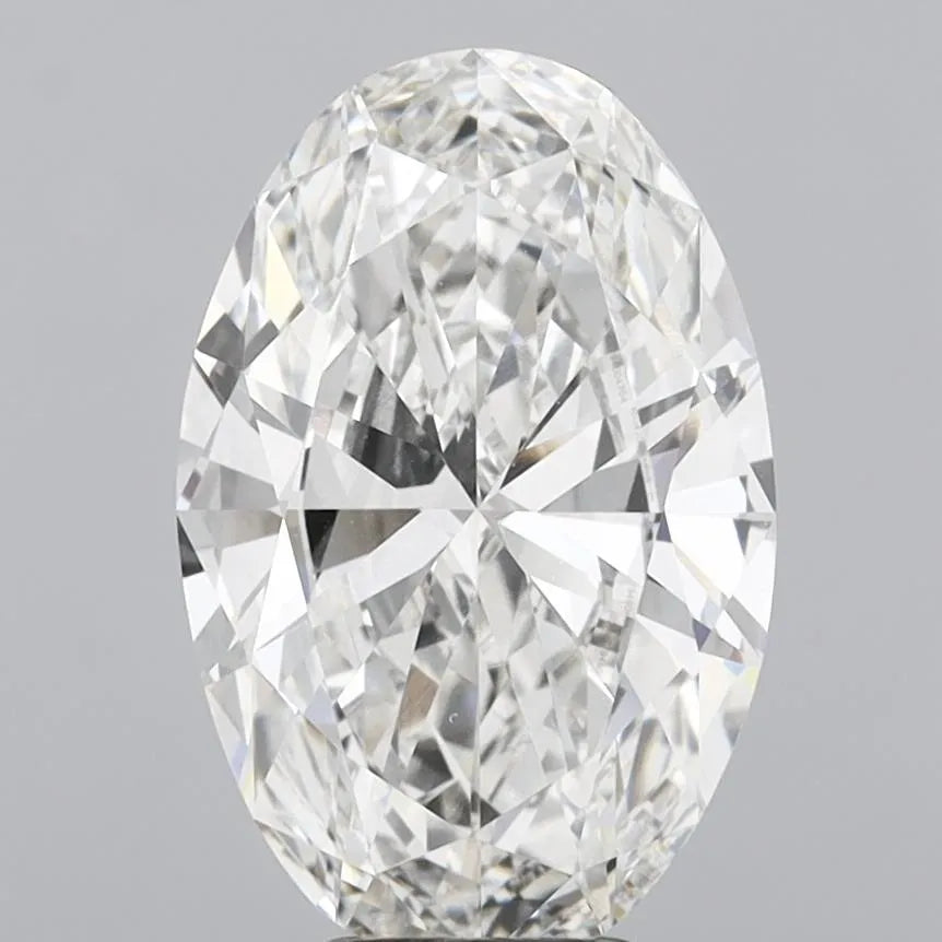 5.00ct Oval Lab Grown Diamond (Colour G, Clarity VVS2, IGI Certified)