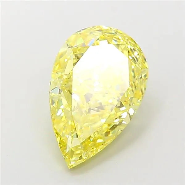 5.00ct Pear Lab Grown Diamond (Colour Fancy Intense Yellow, Clarity VS1, IGI Certified)