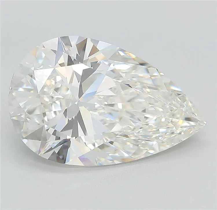 5.00ct Pear Lab Grown Diamond (Colour G, Clarity IF, Cut EX, IGI Certified)