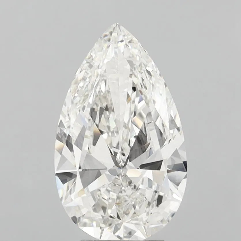 5.00ct Pear Lab Grown Diamond (Colour G, Clarity VVS2, IGI Certified)