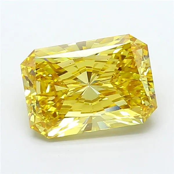 5.00ct Radiant Lab Grown Diamond (Colour Fancy Intense Yellow, Clarity VS2, IGI Certified)