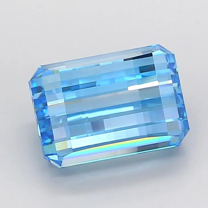 5.00ct Radiant Lab Grown Diamond (Colour Fancy Vivid Blue, Clarity VS1, IGI Certified)