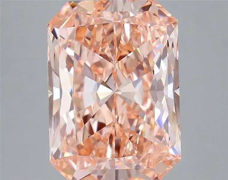 5.00ct Radiant Lab Grown Diamond (Colour Fancy Vivid Pink, Clarity VS1, IGI Certified)