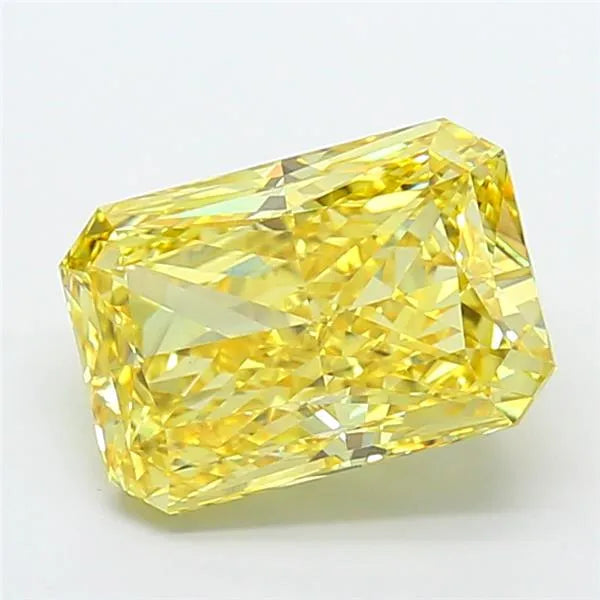 5.00ct Radiant Lab Grown Diamond (Colour Fancy Vivid Yellow, Clarity VS2, IGI Certified)