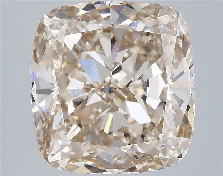 5.01ct Cushion modified Lab Grown Diamond (Colour Fancy Brown, Clarity VS1, Cut EX, Uncertified)