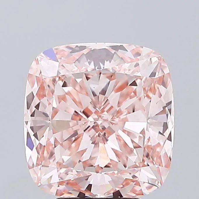 5.01ct Cushion modified Lab Grown Diamond (Colour Fancy Intense Pink, Clarity VS1, IGI Certified)