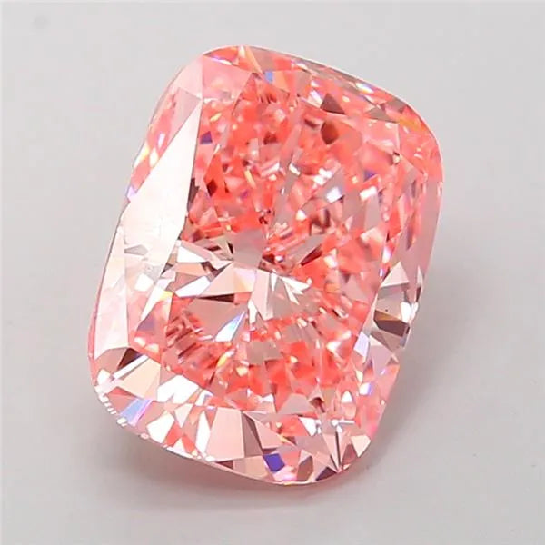 5.01ct Cushion modified Lab Grown Diamond (Colour Fancy Vivid Pink, Clarity VVS1, IGI Certified)
