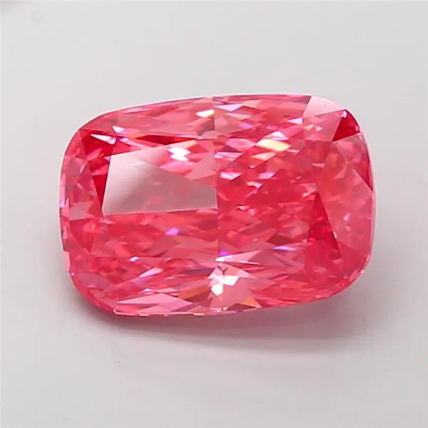 5.01ct Cushion modified Lab Grown Diamond (Colour Fancy Vivid Pink, Clarity VVS2, IGI Certified)
