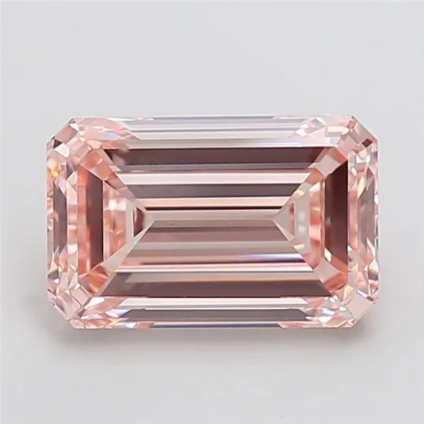 5.01ct Emerald Lab Grown Diamond (Colour Fancy Intense Pink, Clarity VVS2, IGI Certified)