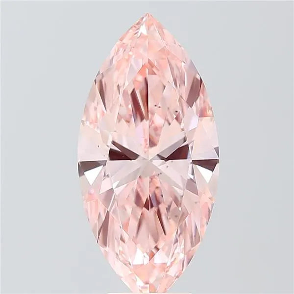 5.01ct Marquise Lab Grown Diamond (Colour Fancy Intense Pink, Clarity VS2, IGI Certified)