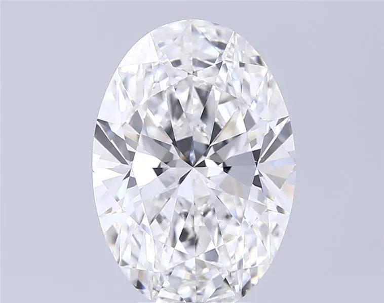 5.01ct Oval Lab Grown Diamond (Colour E, Clarity VVS1, IGI Certified)