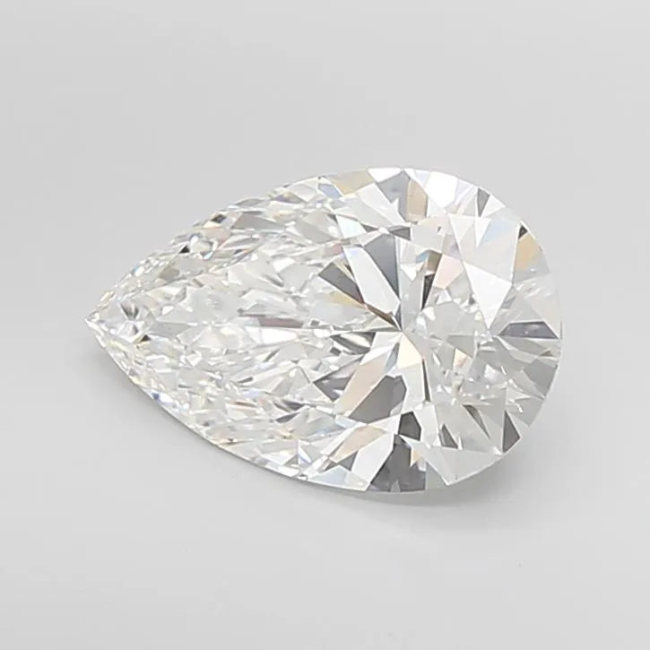 5.01ct Pear Lab Grown Diamond (Colour E, Clarity VVS2, IGI Certified)