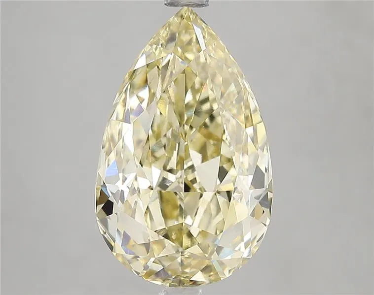 5.01ct Pear Lab Grown Diamond (Colour Fancy Yellow, Clarity VS1, IGI Certified)