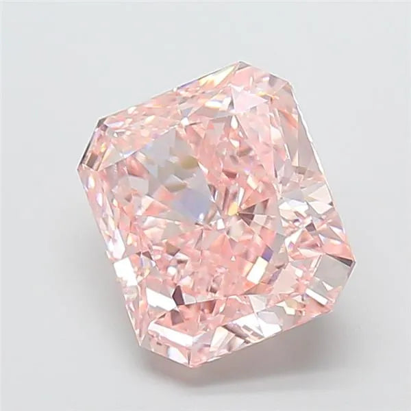 5.01ct Radiant Lab Grown Diamond (Colour Fancy Intense Pink, Clarity VS1, IGI Certified)