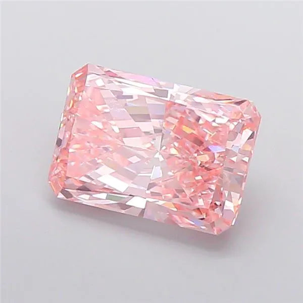 5.01ct Radiant Lab Grown Diamond (Colour Fancy Vivid Pink, Clarity VVS2, IGI Certified)