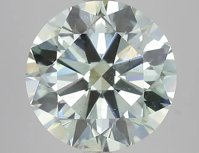 5.01ct Round Lab Grown Diamond (Colour Fancy Intense Green, Clarity SI1, Cut EX, IGI Certified)