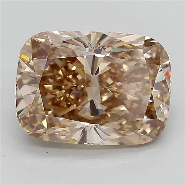5.02ct Cushion modified Lab Grown Diamond (Colour Fancy Brown, Clarity VVS2, IGI Certified)