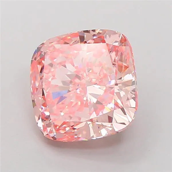 5.02ct Cushion modified Lab Grown Diamond (Colour Fancy Intense Pink, Clarity VS1, IGI Certified)