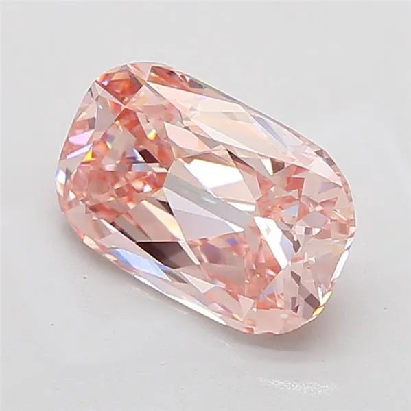 5.02ct Cushion modified Lab Grown Diamond (Colour Fancy Intense Pink, Clarity VS1, IGI Certified)