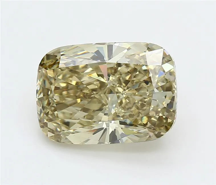 5.02ct Cushion modified Lab Grown Diamond (Colour Fancy Intense Yellow, Clarity VS1, IGI Certified)